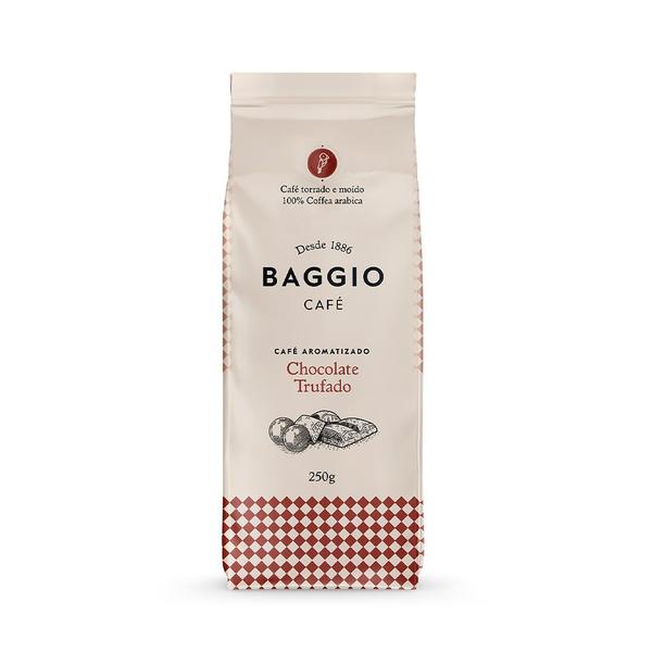 Café Baggio Aromas Chocolate Trufado moído 250 g Imagem de Café Baggio Aromas Chocolate Trufado moído 250 g