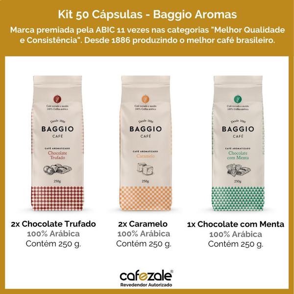 Imagem de Café Baggio Aromatizado, 5 Pacotes, 1.250g, 100% Arábica