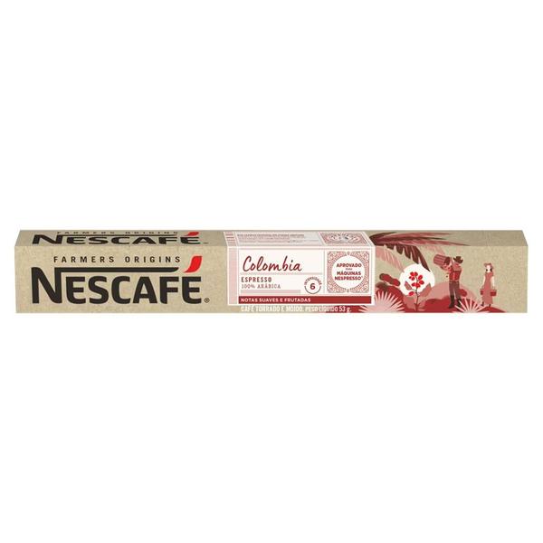 Imagem de Café Cápsula Colombia Nescafé 10 Cápsulas