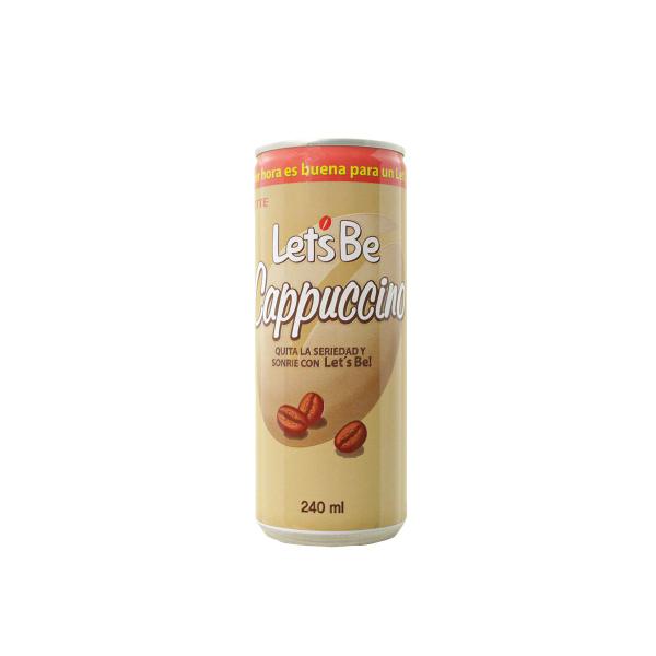 Café Coreano Lets Be Cappuccino - 240mL - Lotte Imagem de Café Coreano Lets Be Cappuccino - 240mL