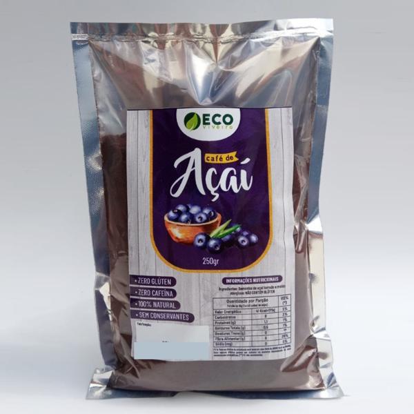 Imagem de Café de Açaí 250gr Torrado e Moído Original Eco Viveiro