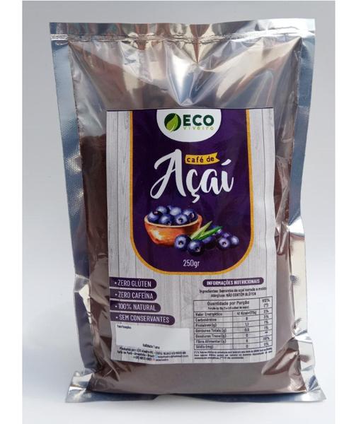 Café de Açaí 5 pacotes de 250gr Original Eco Viveiro Imagem de Café de Açaí 5 pacotes de 250gr Original Eco Viveiro