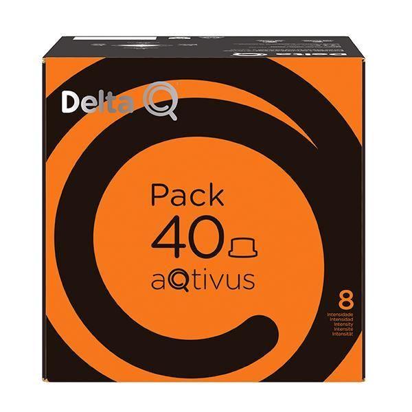 Imagem de Café Delta Q Aqtivus Intensidade 8 - Pack 40 Cápsulas