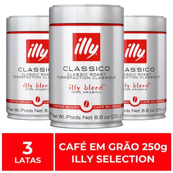 Imagem de Café em Grão, Illy, 3 Latas de 250g