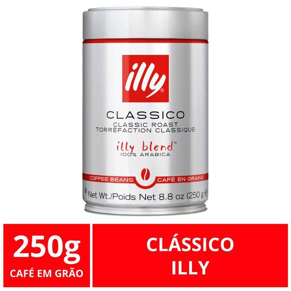 Imagem de Café em Grão, Illy, Clássico, Lata 250g