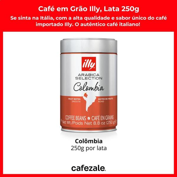 Imagem de Café em Grão, Illy Selection, Colombia, Lata 250g