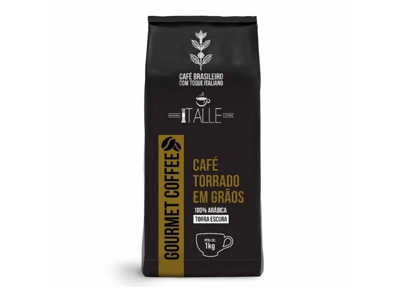 Cafe em Grãos Café Torrado Arábica Em Grãos 3kg Gourmet - Café Italle Imagem de Cafe em Grãos Café Torrado Arábica Em Grãos 3kg Gourmet