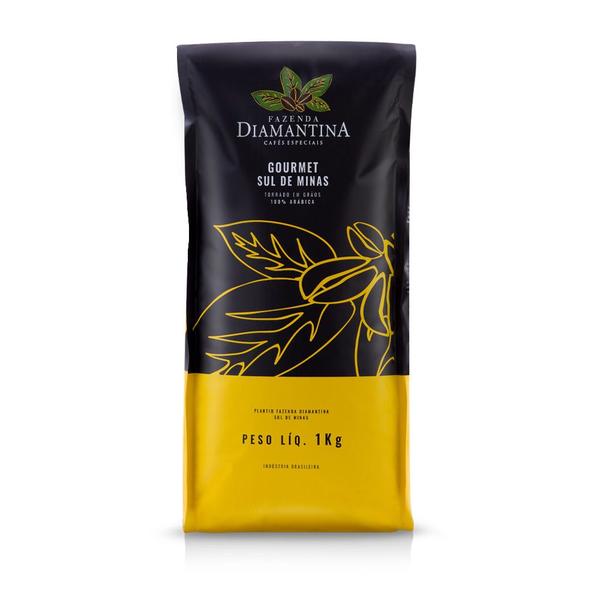 Café em grãos Gourmet - 1kg - Fazenda Diamantina Imagem de Café em grãos Gourmet - 1kg