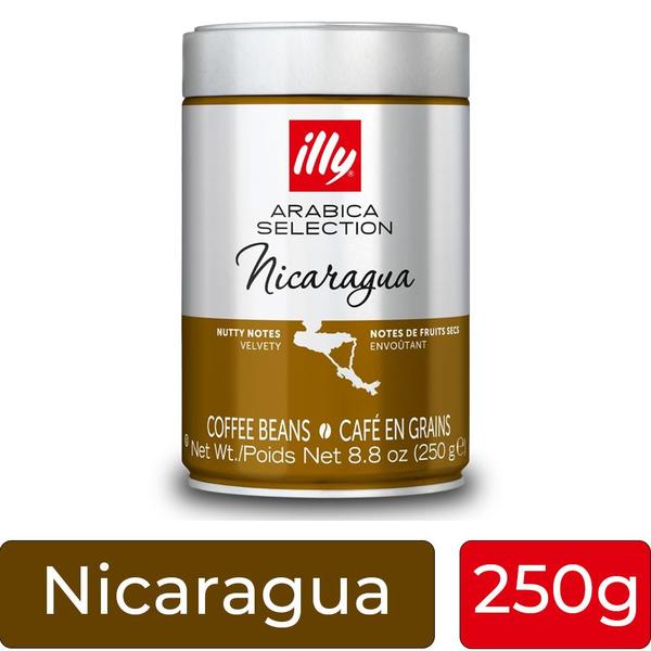 Café em Grãos Illy Nicarágua 100%Arábica250g - Illy Café Imagem de Café em Grãos Illy Nicarágua 100%Arábica250g