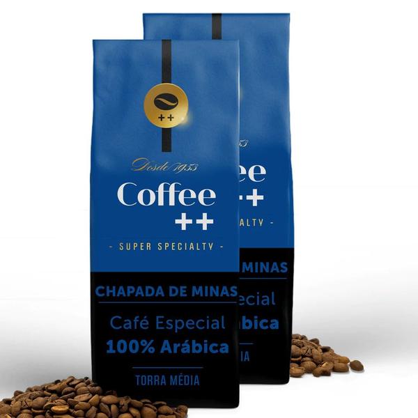 Imagem de Café Especial em Grãos Coffee Mais Chapada de Minas 100% Arábica 2 unidades de 250g