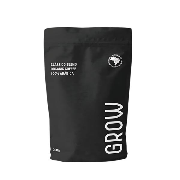 Café Especial Orgânico Torrado e Moído GROW Clássico Blend 03 250g Imagem de Café Especial Orgânico Torrado e Moído GROW Clássico Blend 03 250g