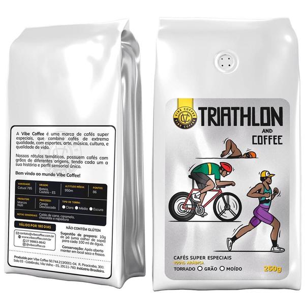 Imagem de Café Especial Triathlon and Coffee em Grão  Caldo de Cana, Caramelo, Açucar Mascavo e Avelã - 250g