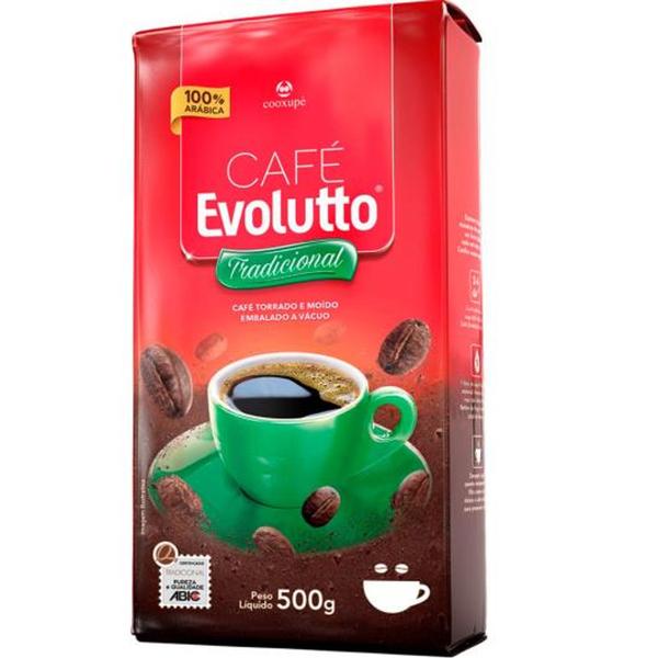 Imagem de Café Evolutto Tradicional Moído pacotes 500 g - Vácuo 1kg