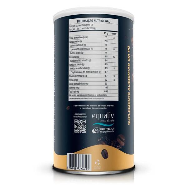 Imagem de Café Funcional Com Colágeno Body Coffee Protein Sabor Vanilla 375g Equaliv