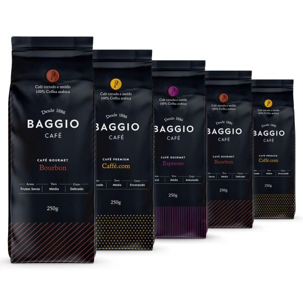 Imagem de Café Gourmet Arábica, Café Em Pó Baggio, 5 Pacotes, 1.250G