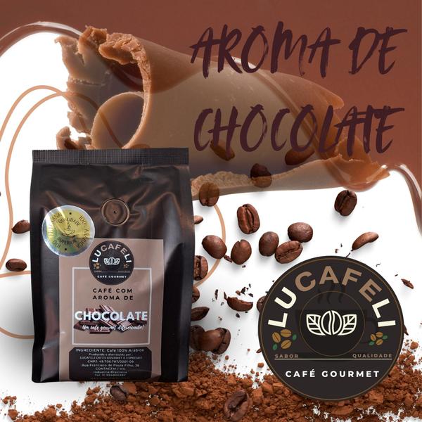 Imagem de CAFÉ GOURMET AROMATIZADO 100% ARÁBICA - CHOCOLATE - 250g - EM GRÃOS