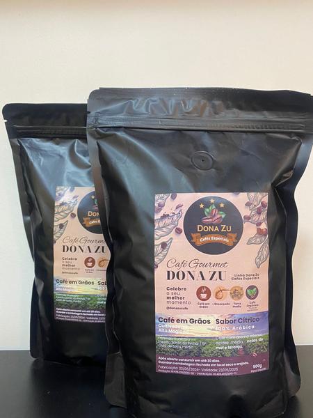 Imagem de Café Gourmet Dona Zu - Café em Grãos 100% Arábica - Alta Mogiana - Torra Média 500g