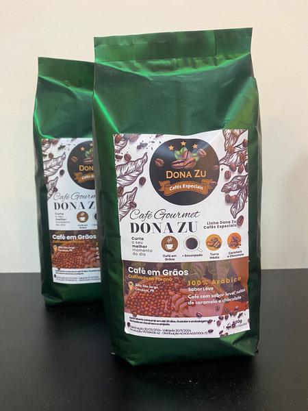 Imagem de Café Gourmet Dona Zu - Café em Grãos 100% Arábica - Paraná - Torra Média 500g