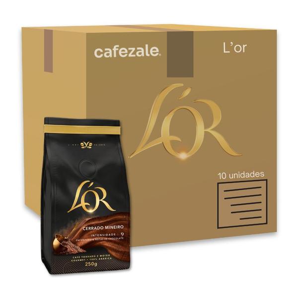 Imagem de Café Gourmet Lor Cerrado Mineiro Moído Kit 10 Pacotes 250g