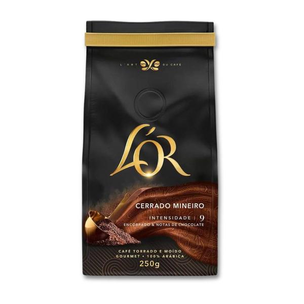 Café Gourmet Lor Cerrado Mineiro Torrado e Moído 250g - L'OR Imagem de Café Gourmet Lor Cerrado Mineiro Torrado e Moído 250g