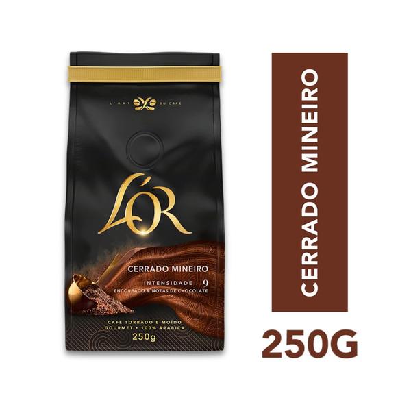 Café Gourmet Lor Cerrado Mineiro Torrado e Moído 250g - L'OR Imagem de Café Gourmet Lor Cerrado Mineiro Torrado e Moído 250g