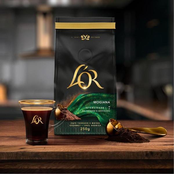 Imagem de Café Gourmet Lor Mogiana Torrado E Moído Kit 3 Pacotes 250G