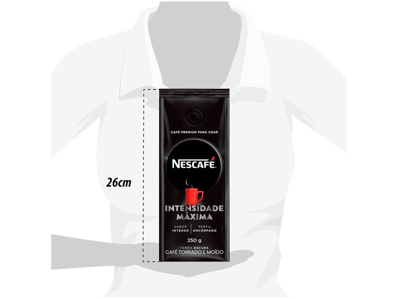 Café Gourmet Nescafé Intensidade Máxima - Arábica 250g Imagem de Café Gourmet Nescafé Intensidade Máxima