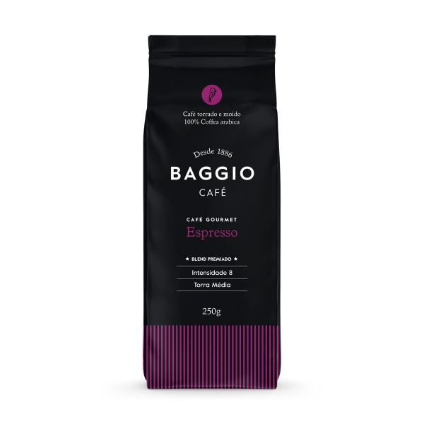 Imagem de Café Gourmet Torrado e Moido Baggio Torra Media Pcte 250gr