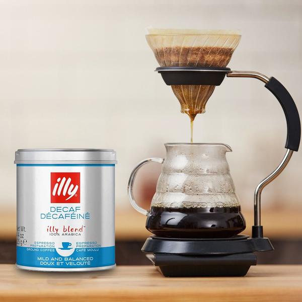 Imagem de Café Illy Descafeinado Espresso Kit 12 Latas 125g