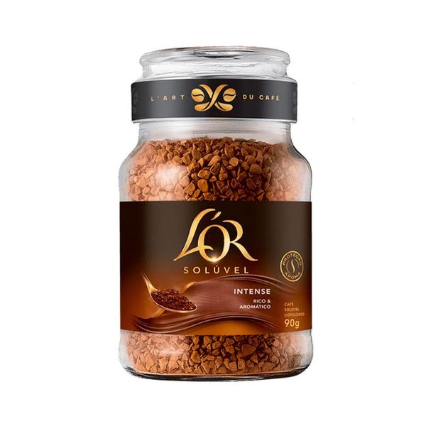 Café Intense Rico & Aromático Lor Solúvel 90g - Café Lor Imagem de Café Intense Rico & Aromático Lor Solúvel 90g