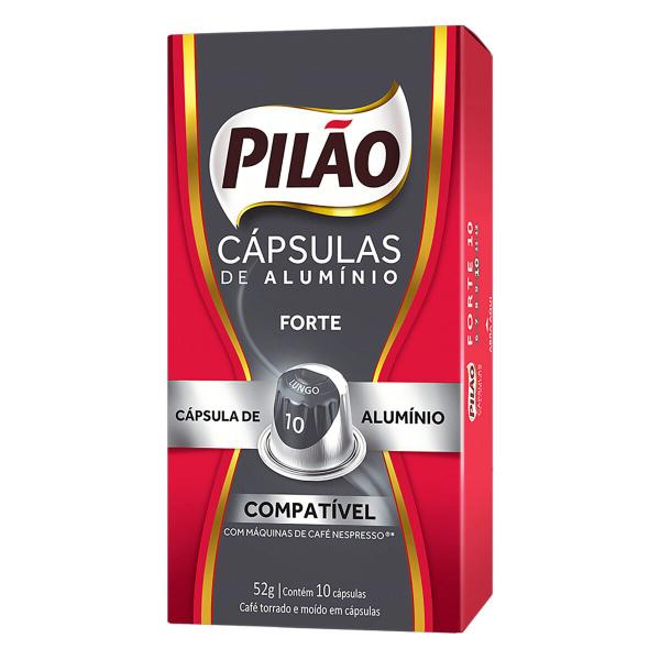 Imagem de Café Lungo Forte 10 Cápsulas PILÃO 52g