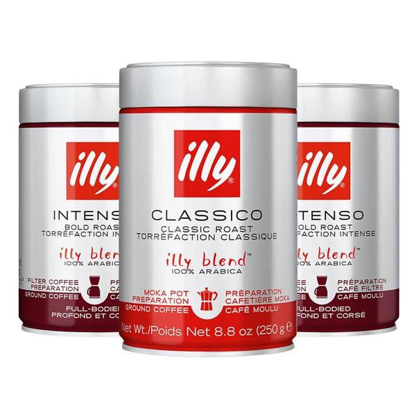 Imagem de Café Moído, 3 Latas De 250G, Illy