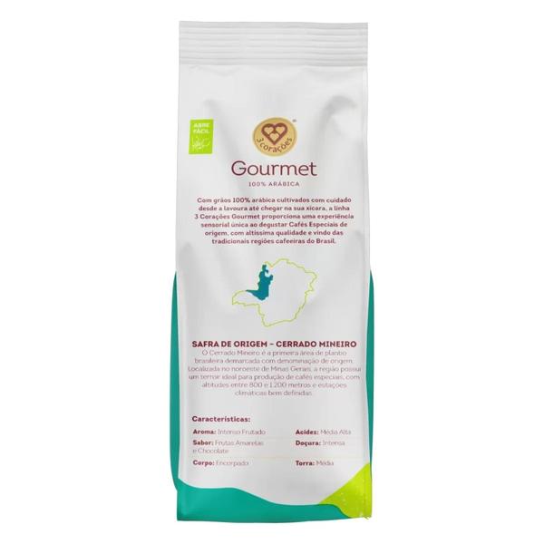 Imagem de Café Moido 3CORAÇÕES Gourmet Cerrado Mineiro 250g