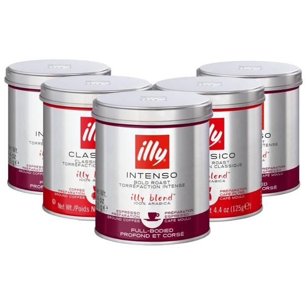 Imagem de Café Moído, 5 Latas De 125G, Illy