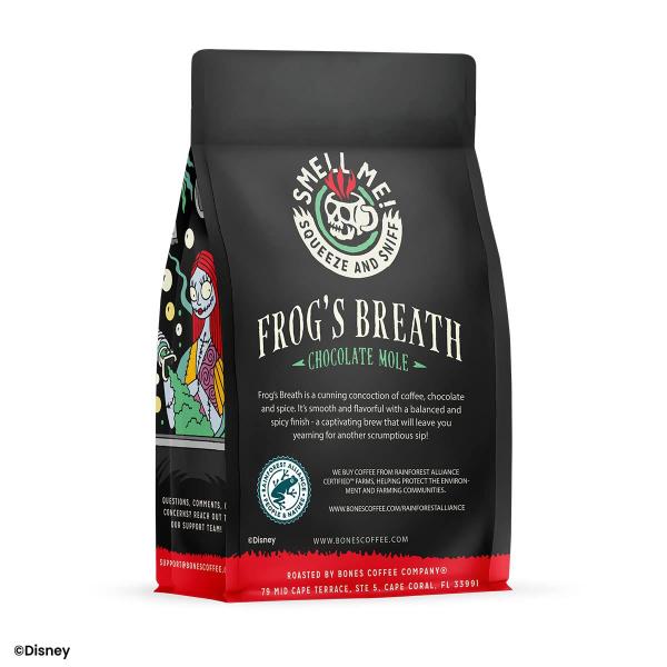 Imagem de Café moído Bones Coffee Company Frog's Breath Chocolate Mole Flavor 340ml