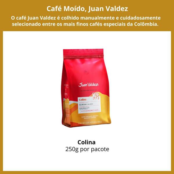 Imagem de Café Moído Colombiano Juan Valdez Colina 250g