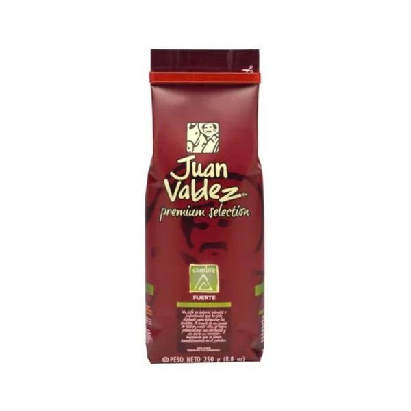 Café Moído Colombiano Juan Valdez Premium Fuorte 250g Imagem de Café Moído Colombiano Juan Valdez Premium Fuorte 250g