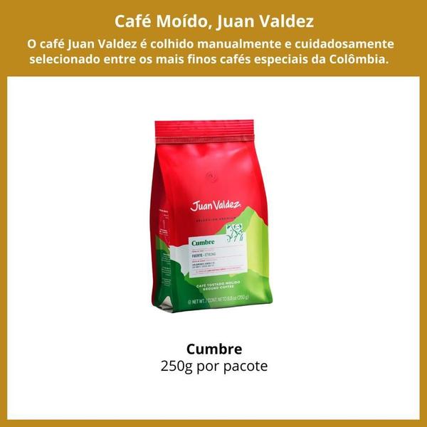 Imagem de Café Moído Cumbre 250G Colombiano Juan Valdez