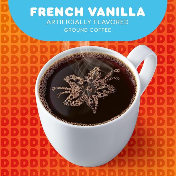 Imagem de Café Moído Dunkin' French Vanilla - 12 Onças