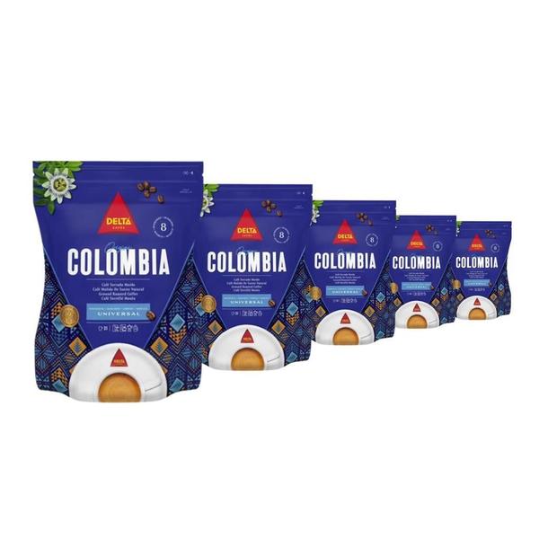 Imagem de Café Moído Importado, 5 Pacotes De 250G, Delta, Colombia