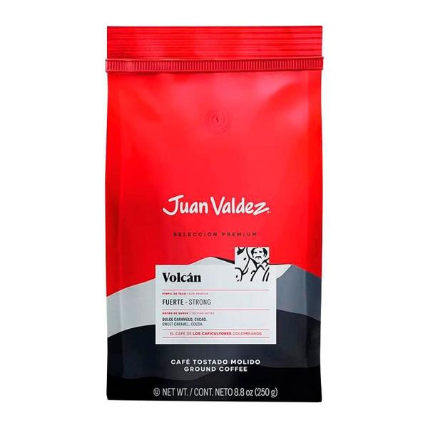 Café Moído Volcan Premium Select Juan Valdez 250g Imagem de Café Moído Volcan Premium Select Juan Valdez 250g