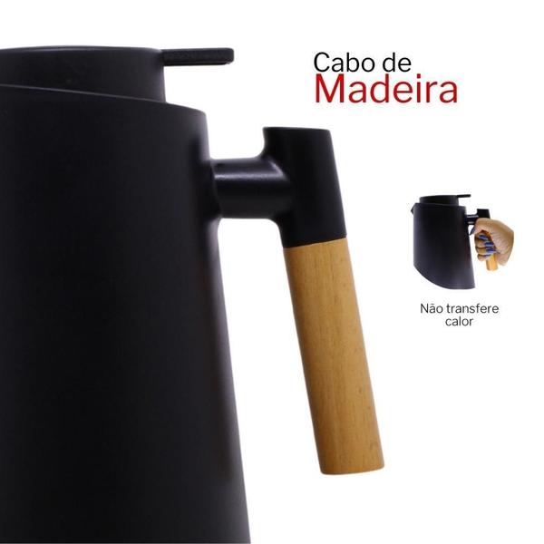 Imagem de Café Na Temperatura Ideal: Garrafa Térmica Termômetro Led 1L