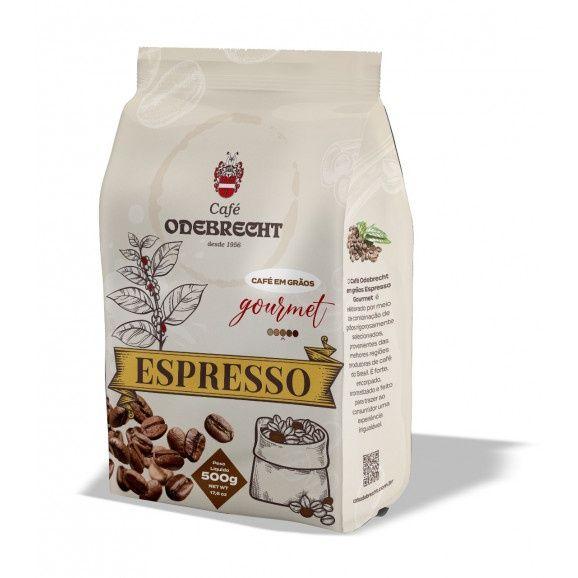 Imagem de Café Odebrecht Espresso Gourmet Em Grãos 100% Arábica 500g