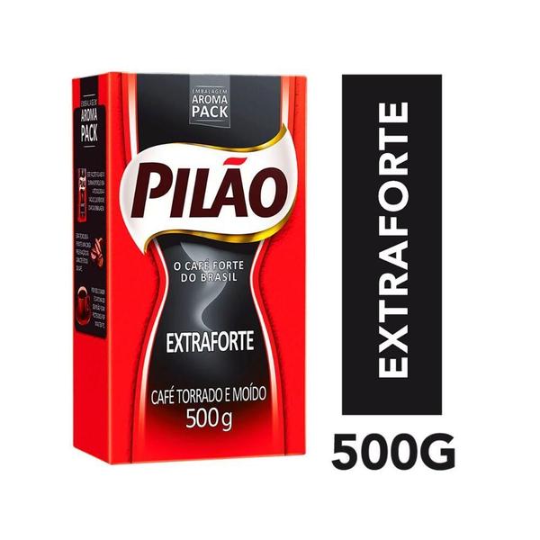 Imagem de Café Pilão Torrado E Moído Extra Forte 20 Pacotes De 500G