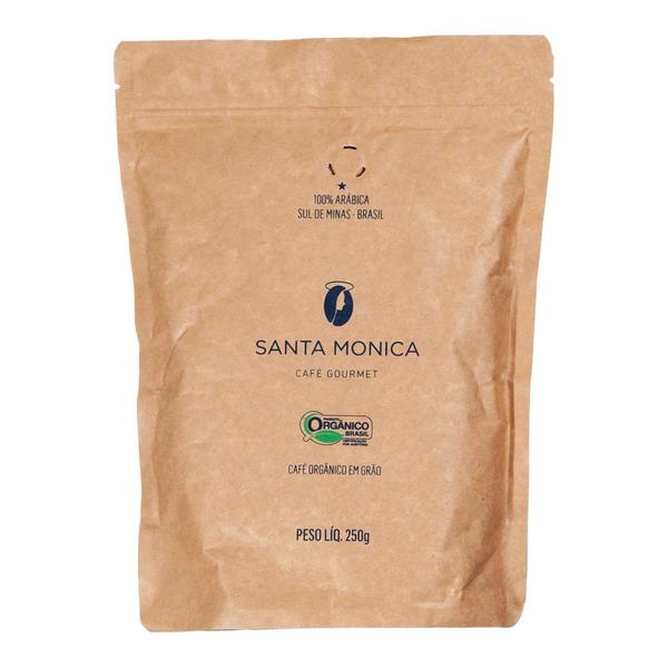 Imagem de Café Santa Monica Orgânico Em Grão 250g