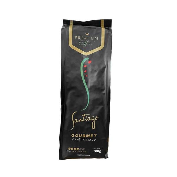 Café Santiago Gourmet em grãos 500 g Imagem de Café Santiago Gourmet em grãos 500 g