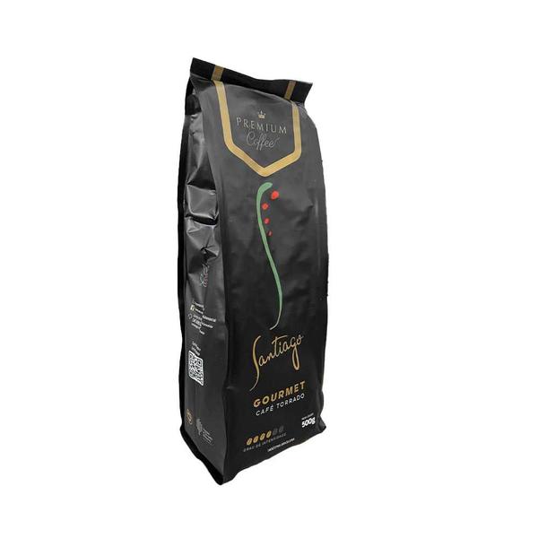 Café Santiago Gourmet em grãos 500 g Imagem de Café Santiago Gourmet em grãos 500 g