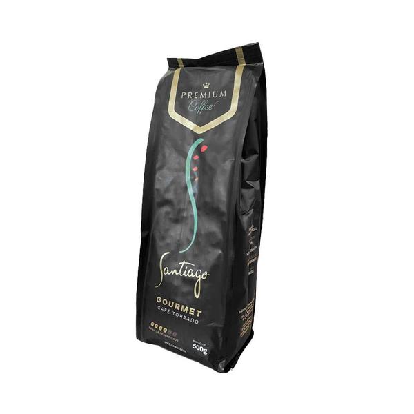 Café Santiago Gourmet em grãos 500 g Imagem de Café Santiago Gourmet em grãos 500 g