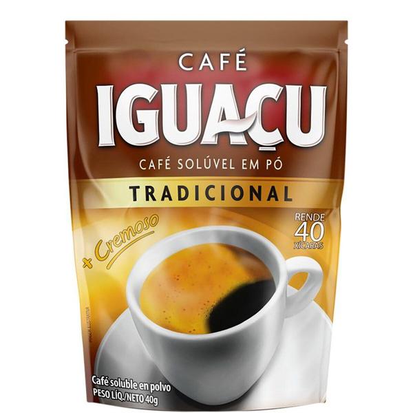 Cafe Soluvel Iguacu Sache 40g Imagem de Cafe Soluvel Iguacu Sache 40g