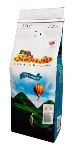 Imagem de Café Subasio Gourmet 500gr Grãos Torra Média Clara Kit 3